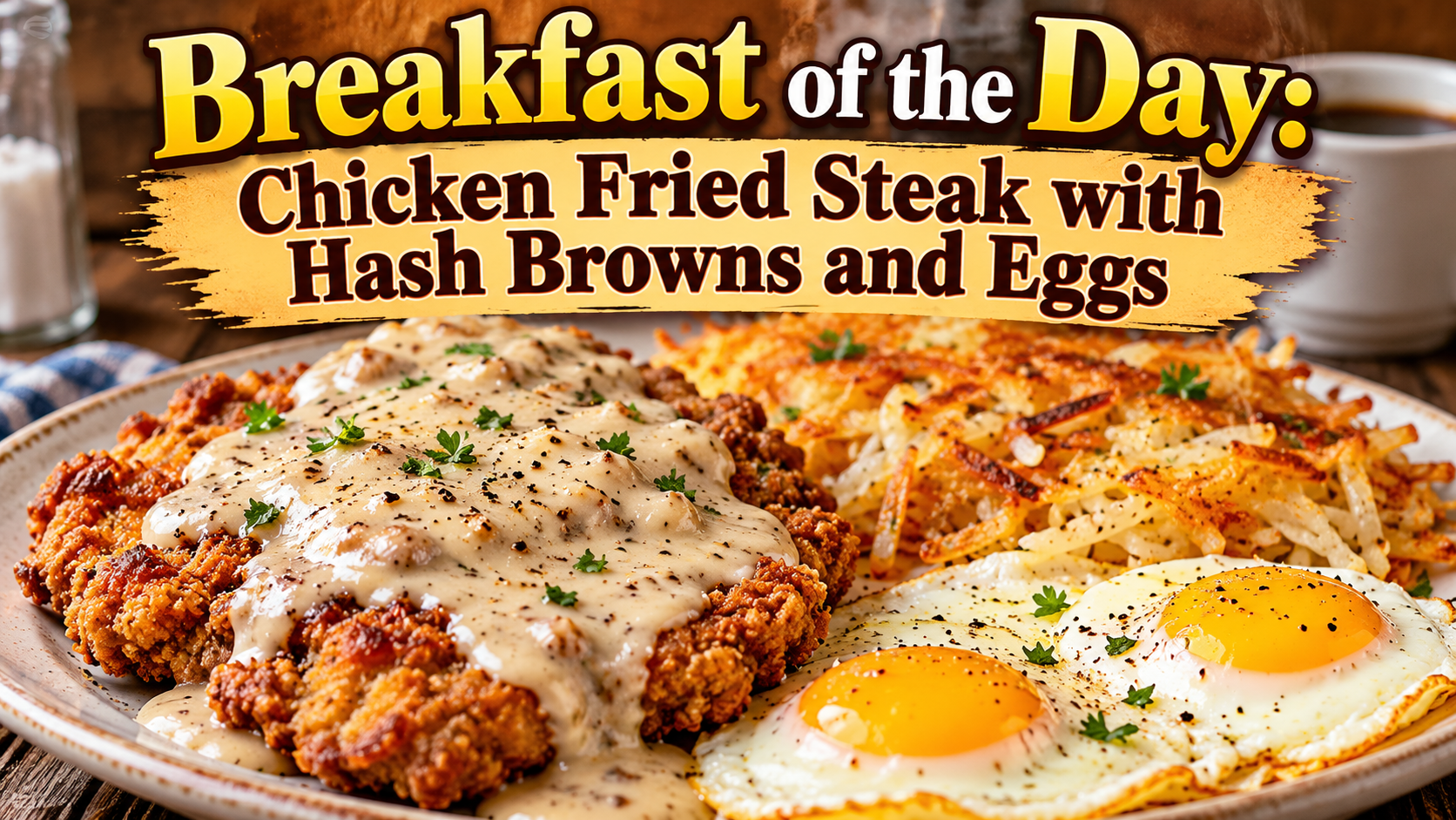 Chicken Fried Steak with Hash Browns and Eggs – The Ultimate Country Breakfast