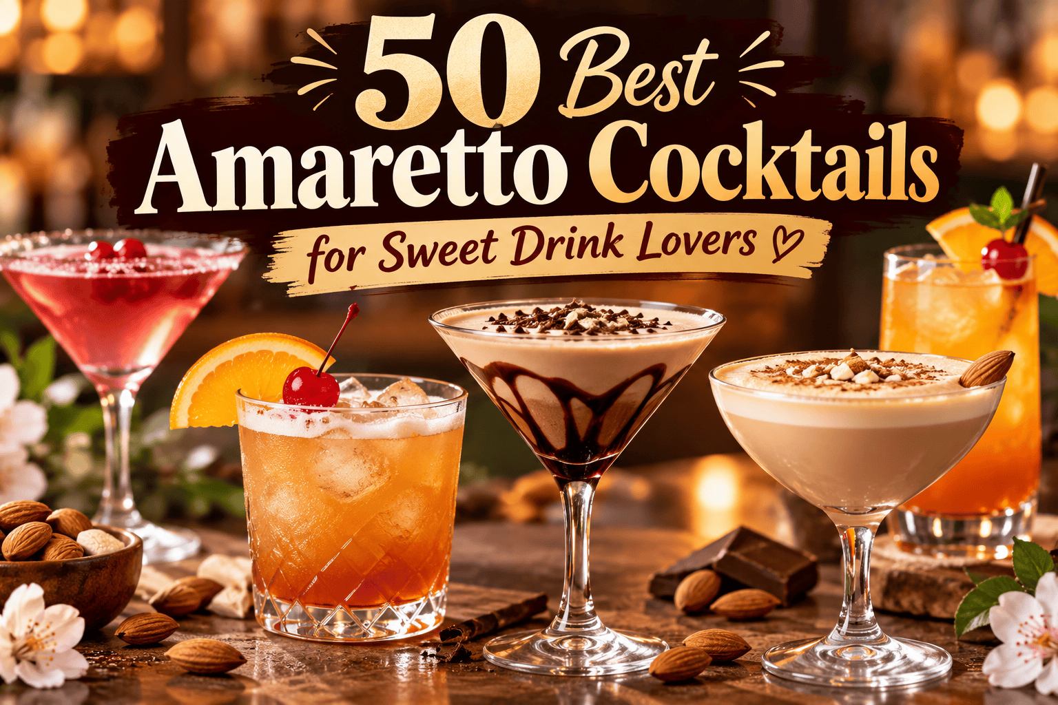 50 Best Amaretto Cocktails for Sweet Drink Lovers 4 50 Best Amaretto Cocktails for Sweet Drink Lovers
