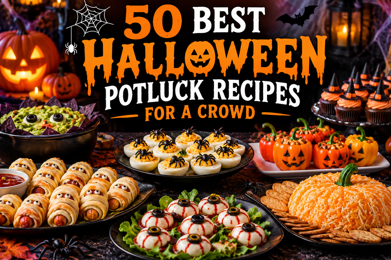 50 Best Halloween Potluck Recipes for a Crowd