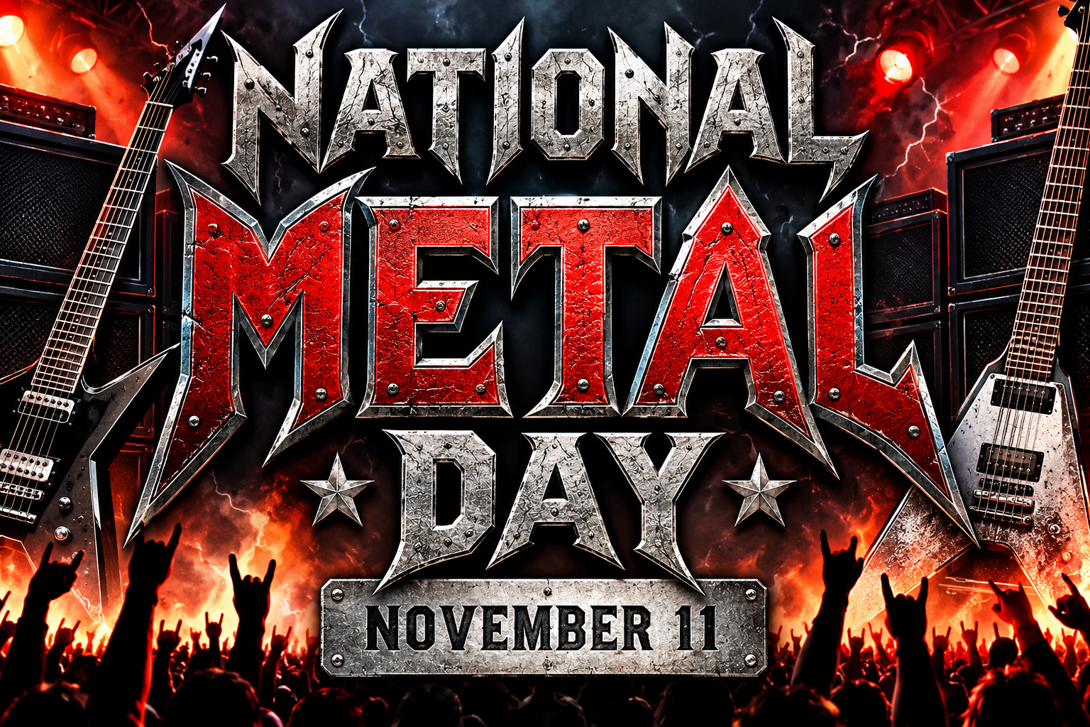 National Metal Day – November 11: Turning Up the Volume and Celebrating Heavy Metal Music