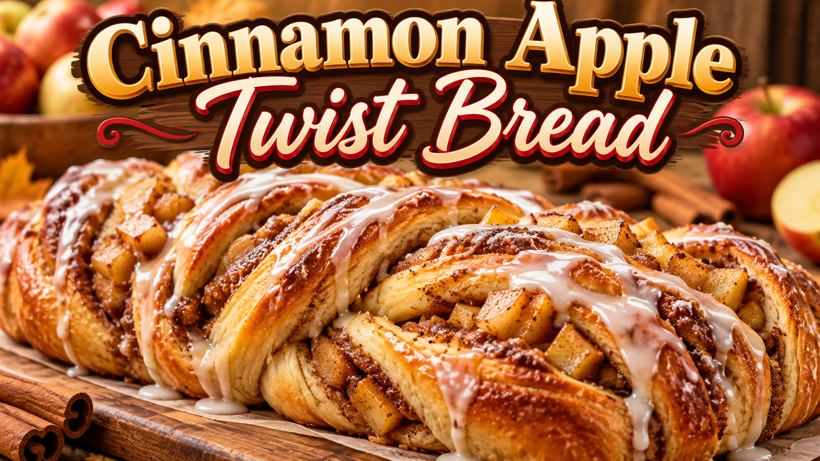 Cinnamon Apple Twist Bread – A Sweet, Buttery, Cinnamon-Filled Homemade Treat
