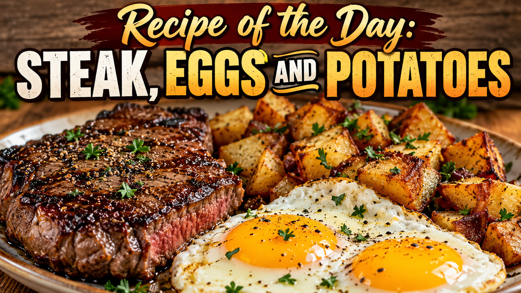 Steak, Eggs, and Potatoes – A Hearty and Delicious Homemade Breakfast