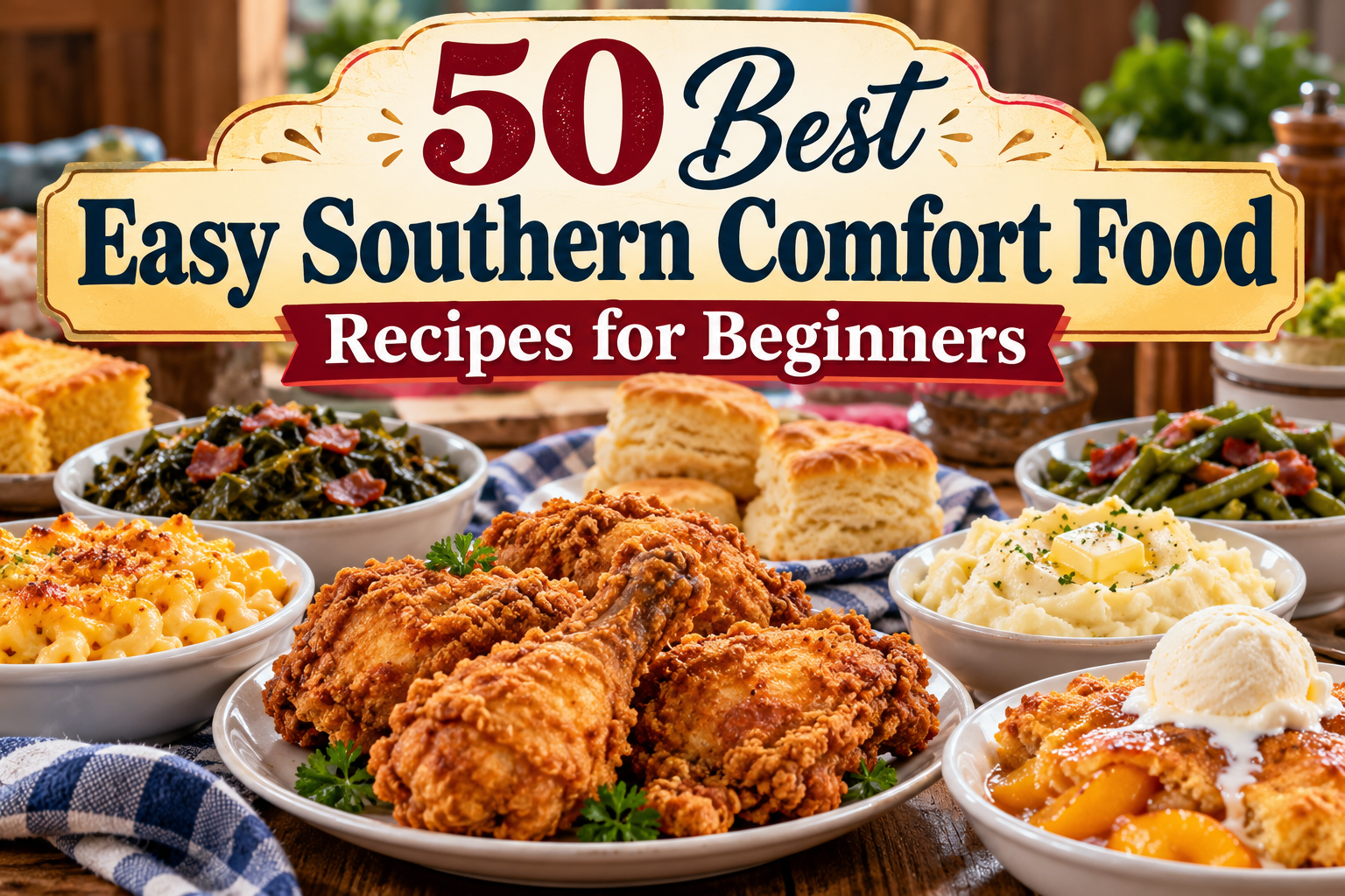 50 Best Easy Southern Comfort Food Recipes for Beginners