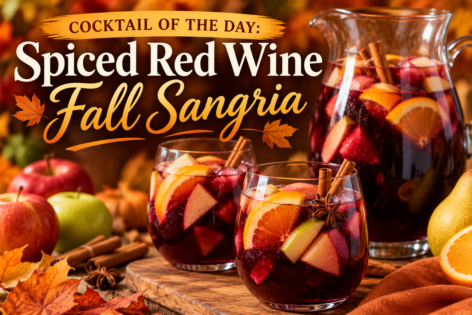 Spiced Red Wine Fall Sangria – A Cozy Autumn Cocktail Bursting With Seasonal Flavors 1 684c093a 343f 4117 8b78 c8d515b74c37