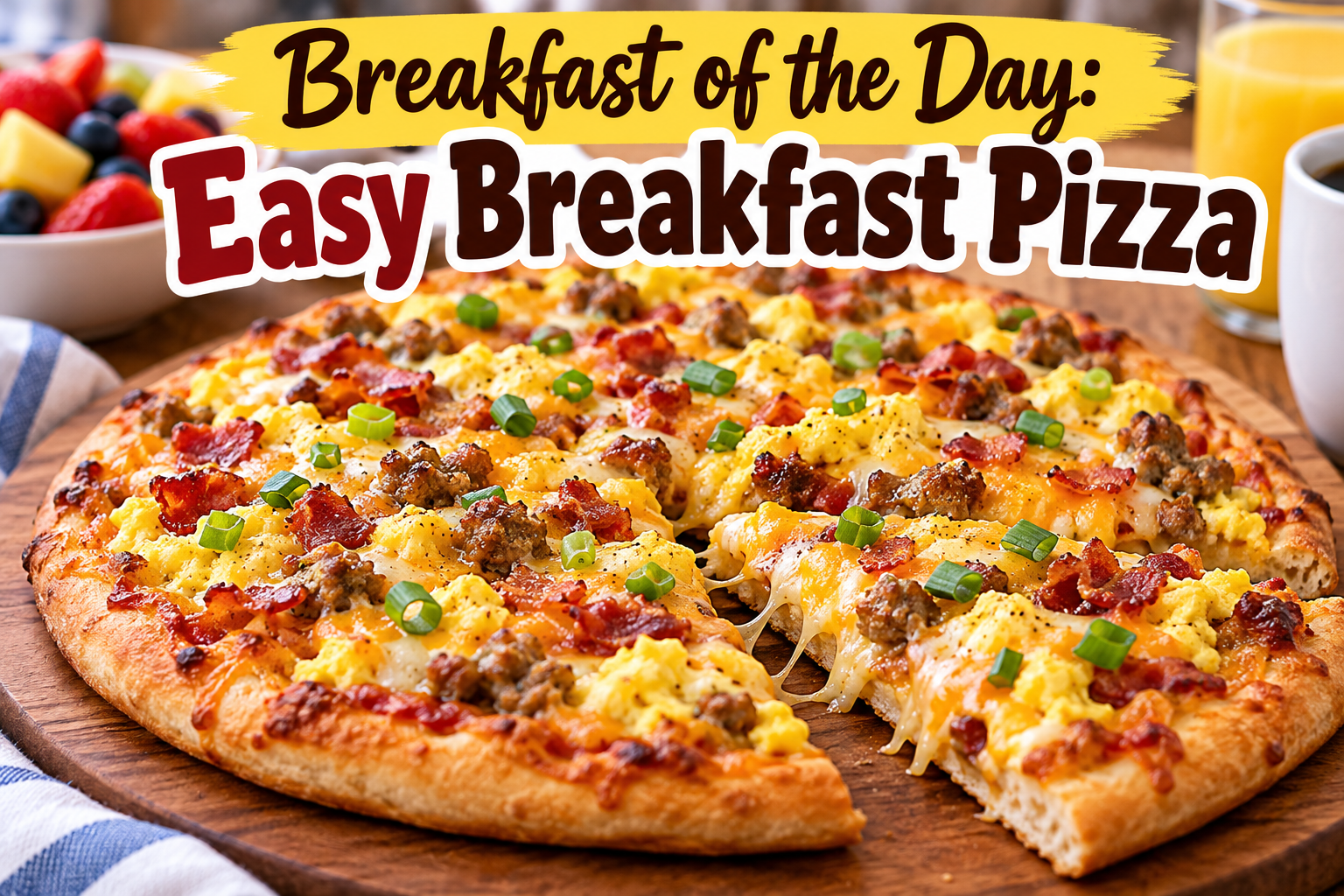 Easy Breakfast Pizza – A Delicious Way to Start Your Morning
