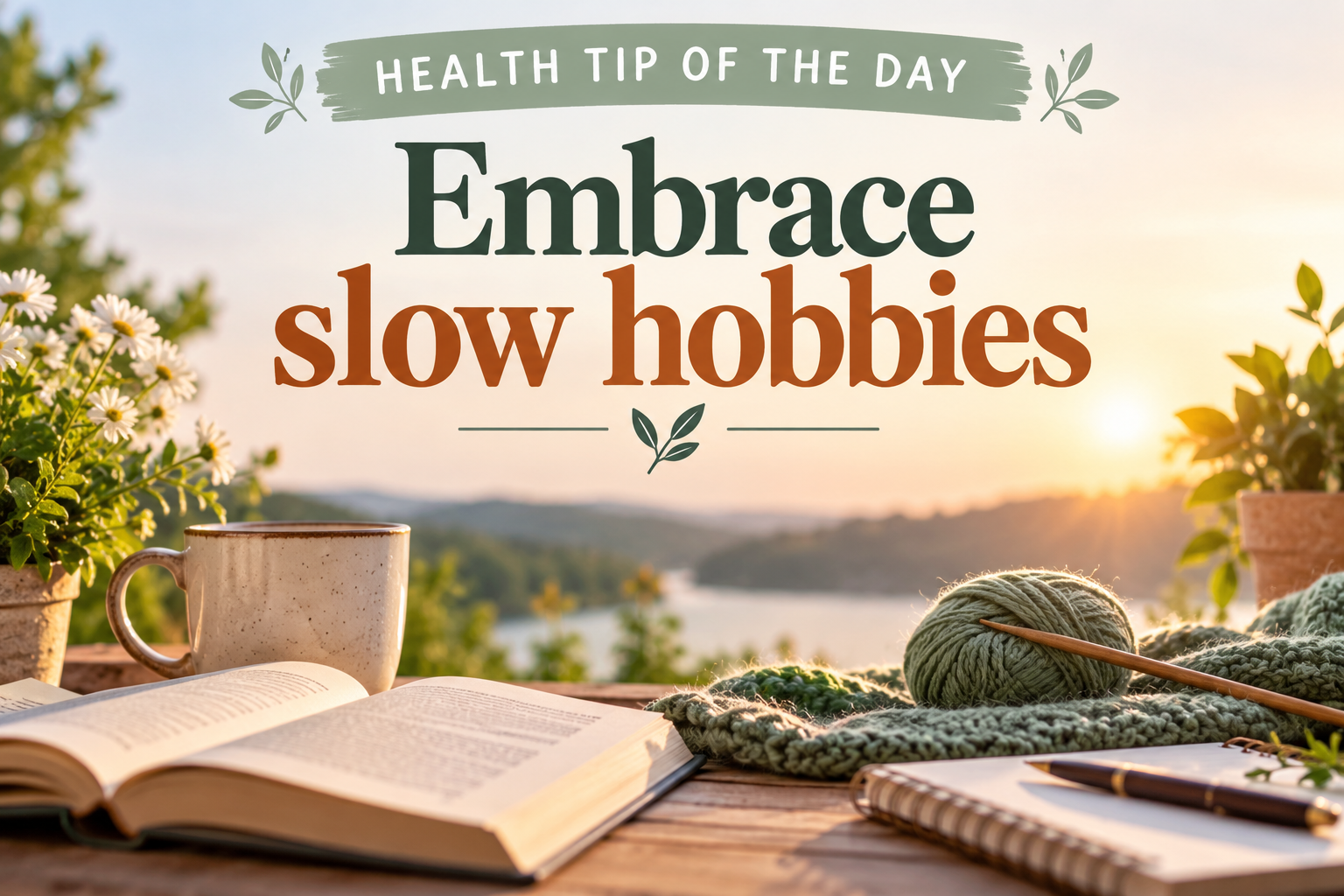 Embrace Slow Hobbies – Finding Peace, Balance, and Joy in a Busy World