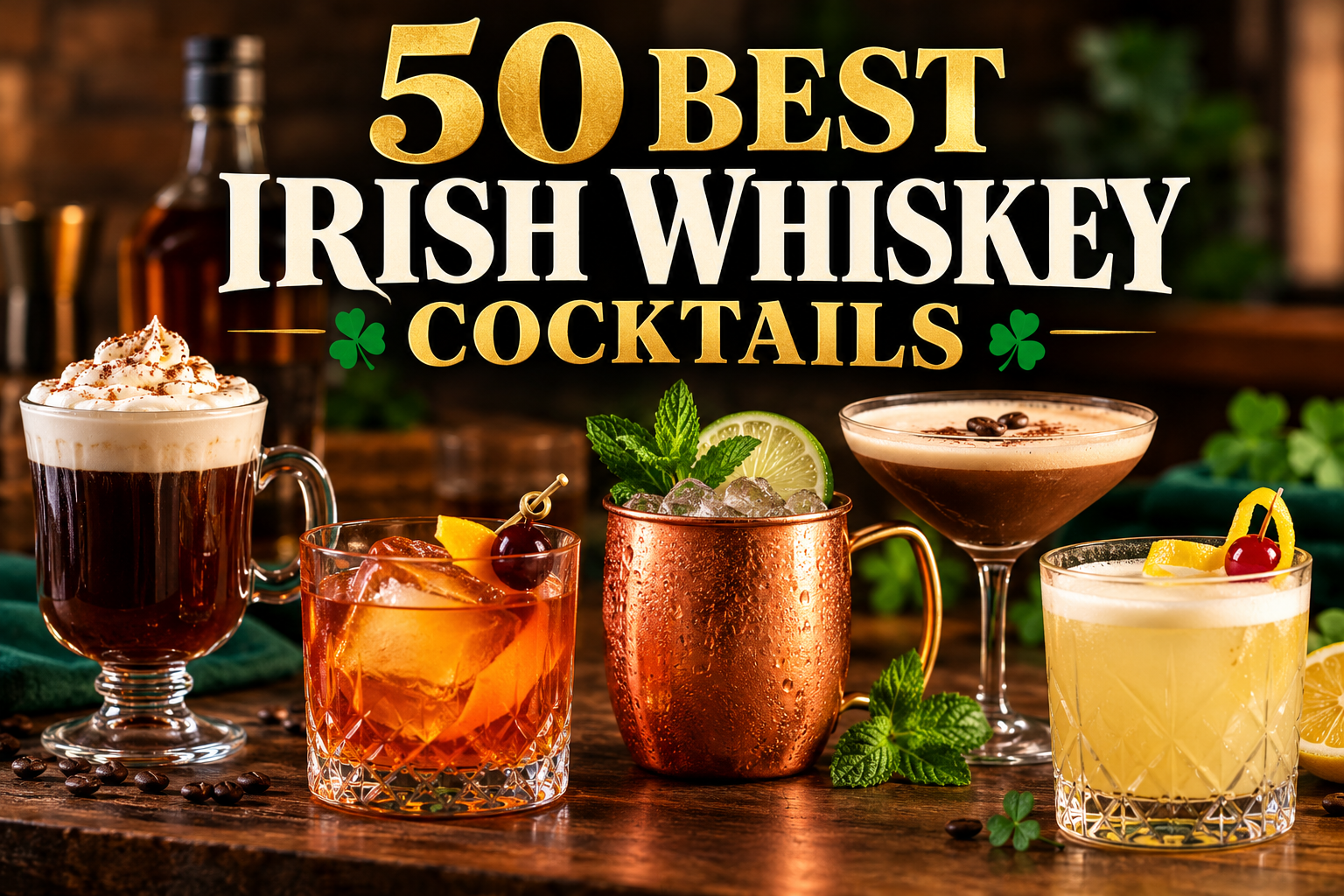 50 Best Irish Whiskey Cocktails to Make at Home for Every Occasion 2 50 Best Irish Whiskey Cocktails to Make at Home for Every Occasion