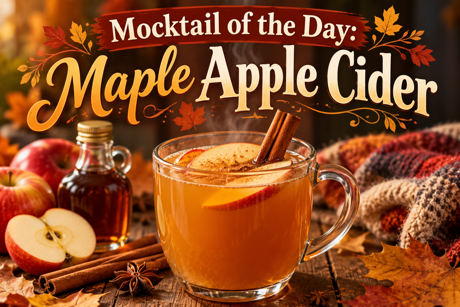 Mocktail of the Day: Maple Apple Cider 1 7610b502 cea9 4e7d a4be fa57873c1a19