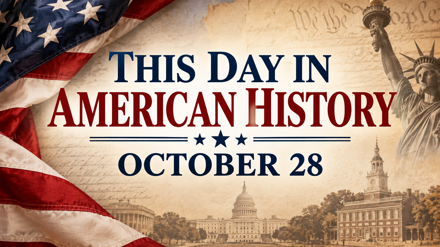 This Day in American History: October 28 – Historic Events, Remarkable Achievements, and Moments That Changed America