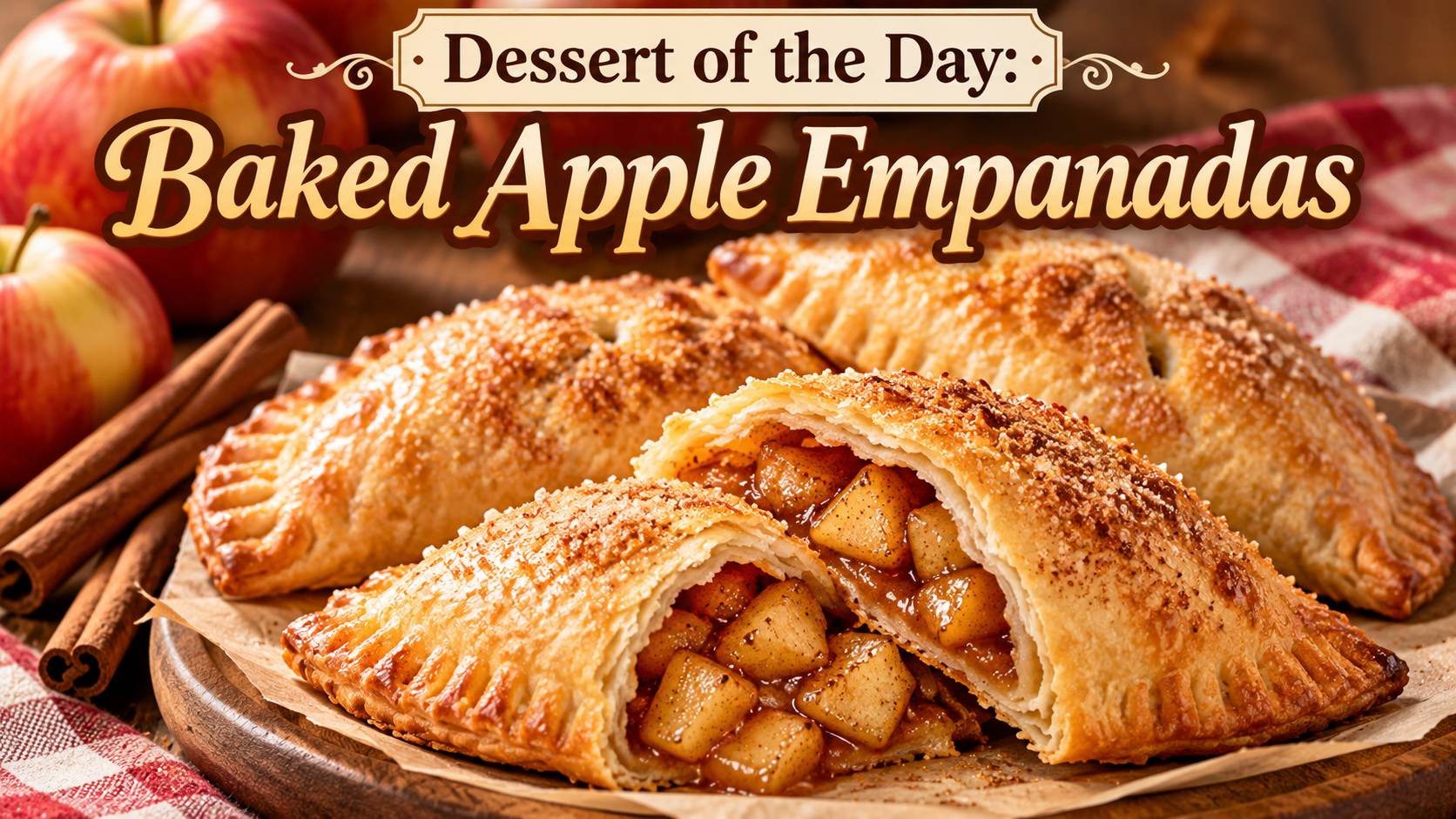 Dessert of the Day: Baked Apple Empanadas