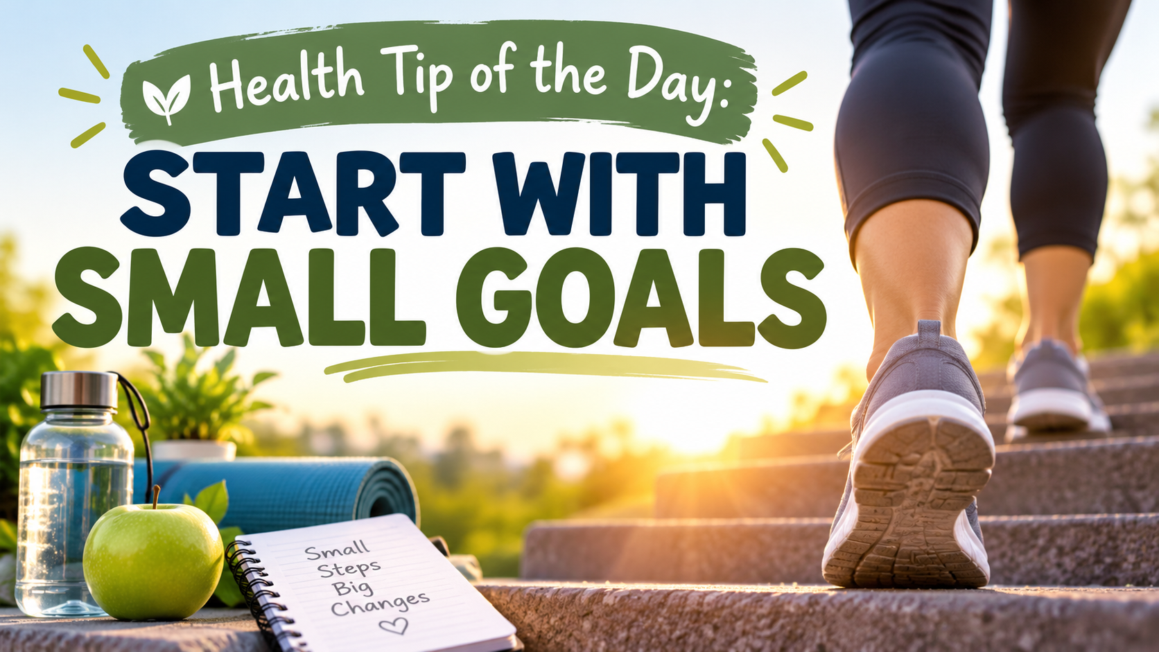 Start With Small Goals — Small Steps Lead to Big Changes