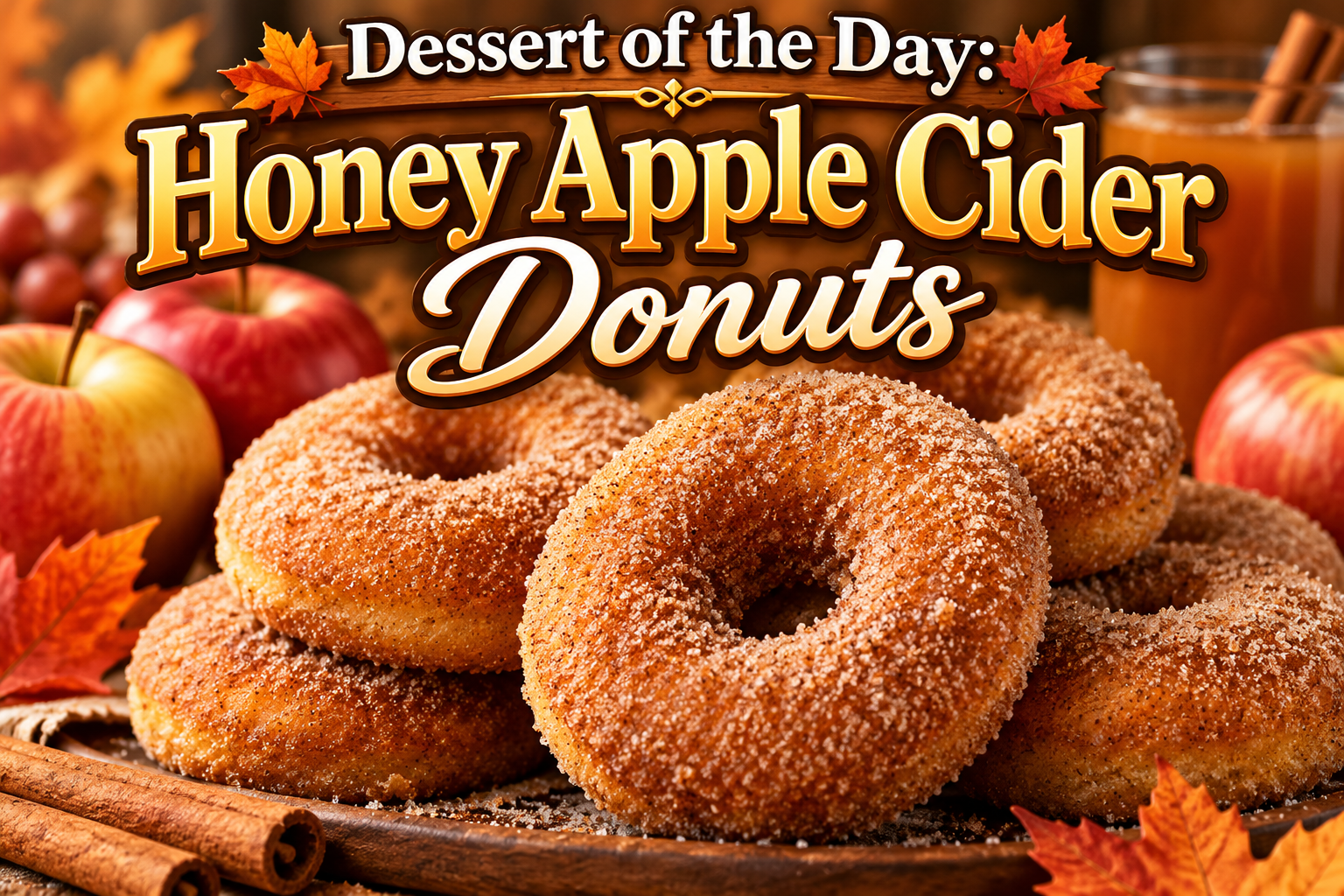 Honey Apple Cider Donuts – A Sweet and Cozy Fall Treat