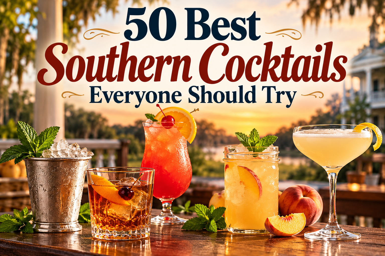50 Best Southern Cocktails Everyone Should Try