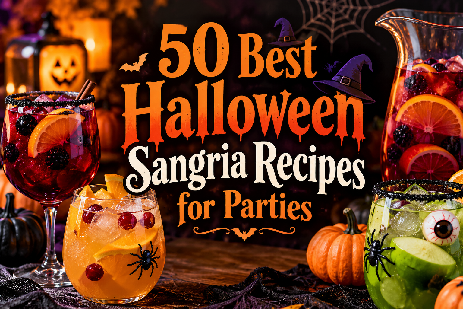 50 Best Halloween Sangria Recipes for Parties: Spooky, Festive, and Delicious Drinks for Every Halloween Celebration
