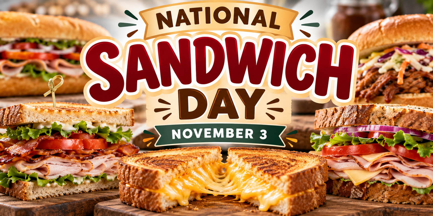 National Sandwich Day – November 3: Celebrating One of America’s Favorite Meals