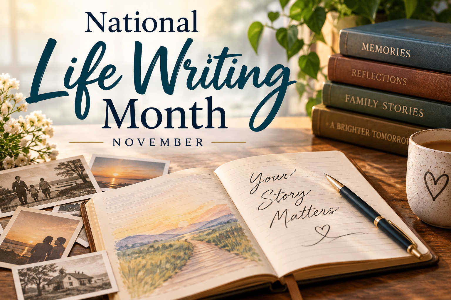 National Life Writing Month: Why Your Story Matters and How to Preserve Your Memories
