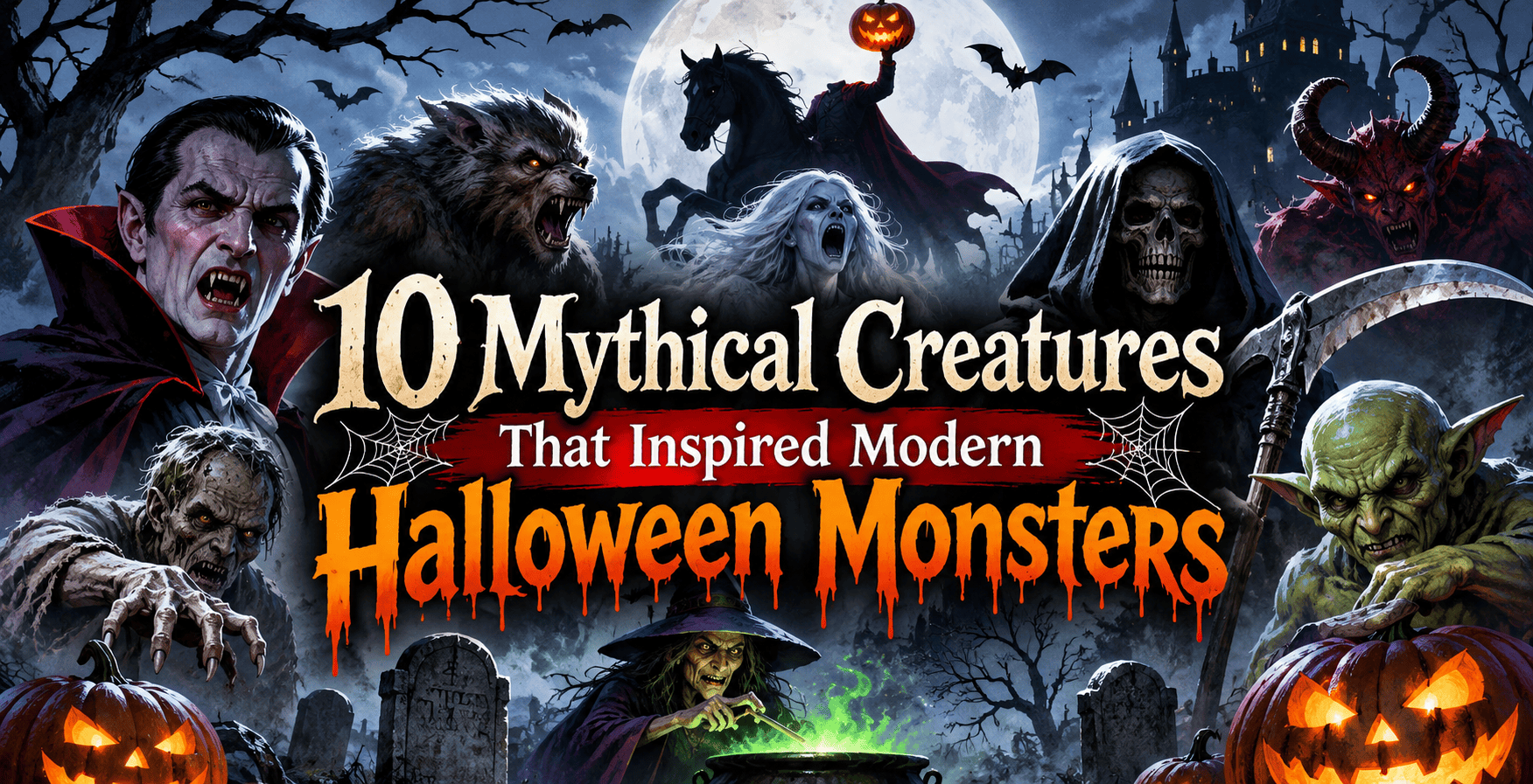 10 Mythical Creatures That Inspired Modern Halloween Monsters