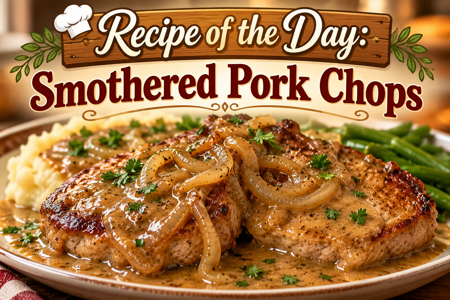 Smothered Pork Chops – A Southern Comfort Food Classic