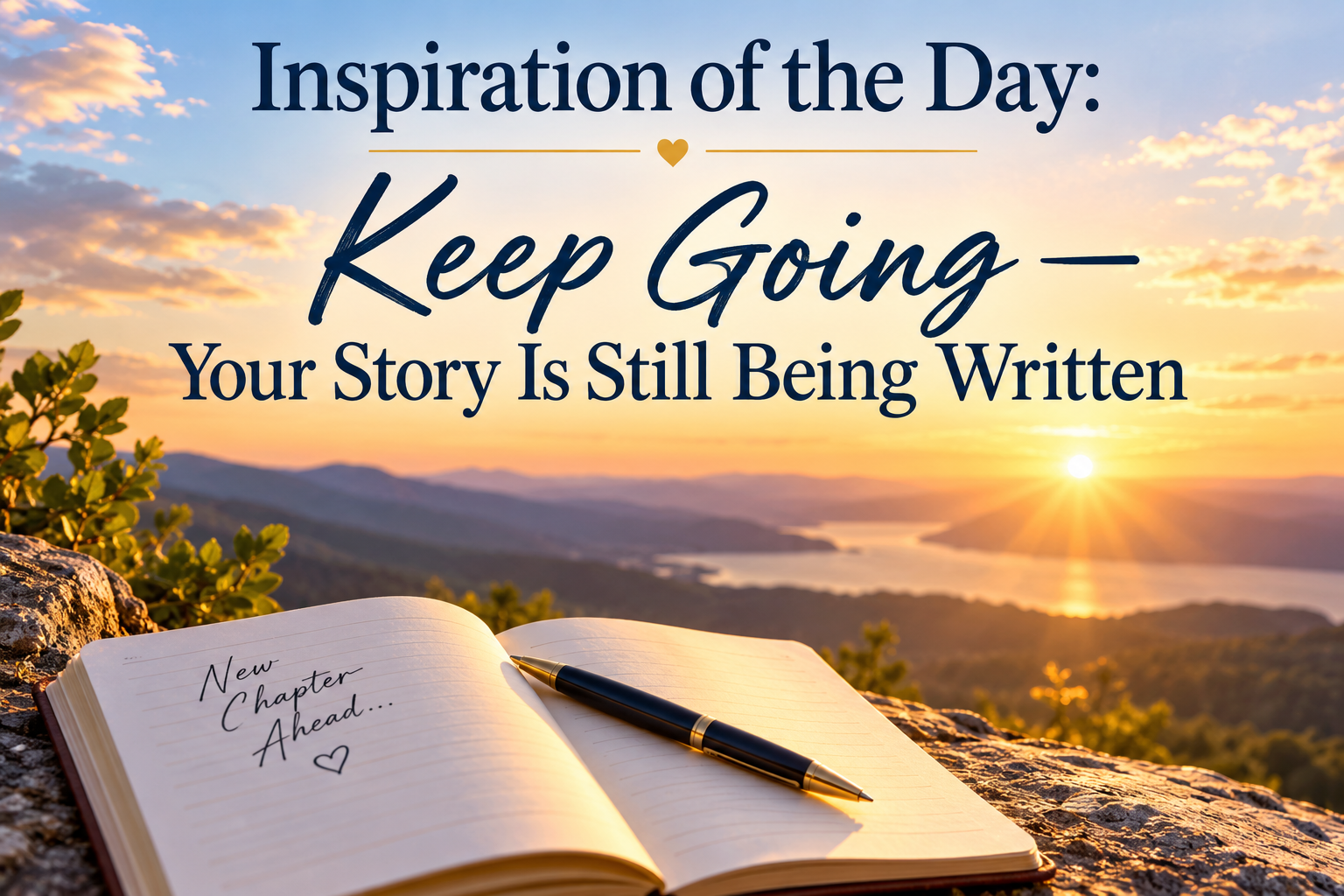 Keep Going — Your Story Is Still Being Written 3 Keep Going — Your Story Is Still Being Written