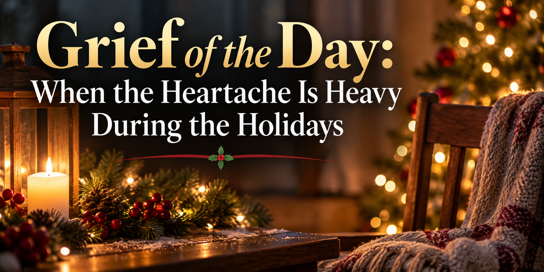 When the Heartache Is Heavy During the Holidays 2 When the Heartache Is Heavy During the Holidays