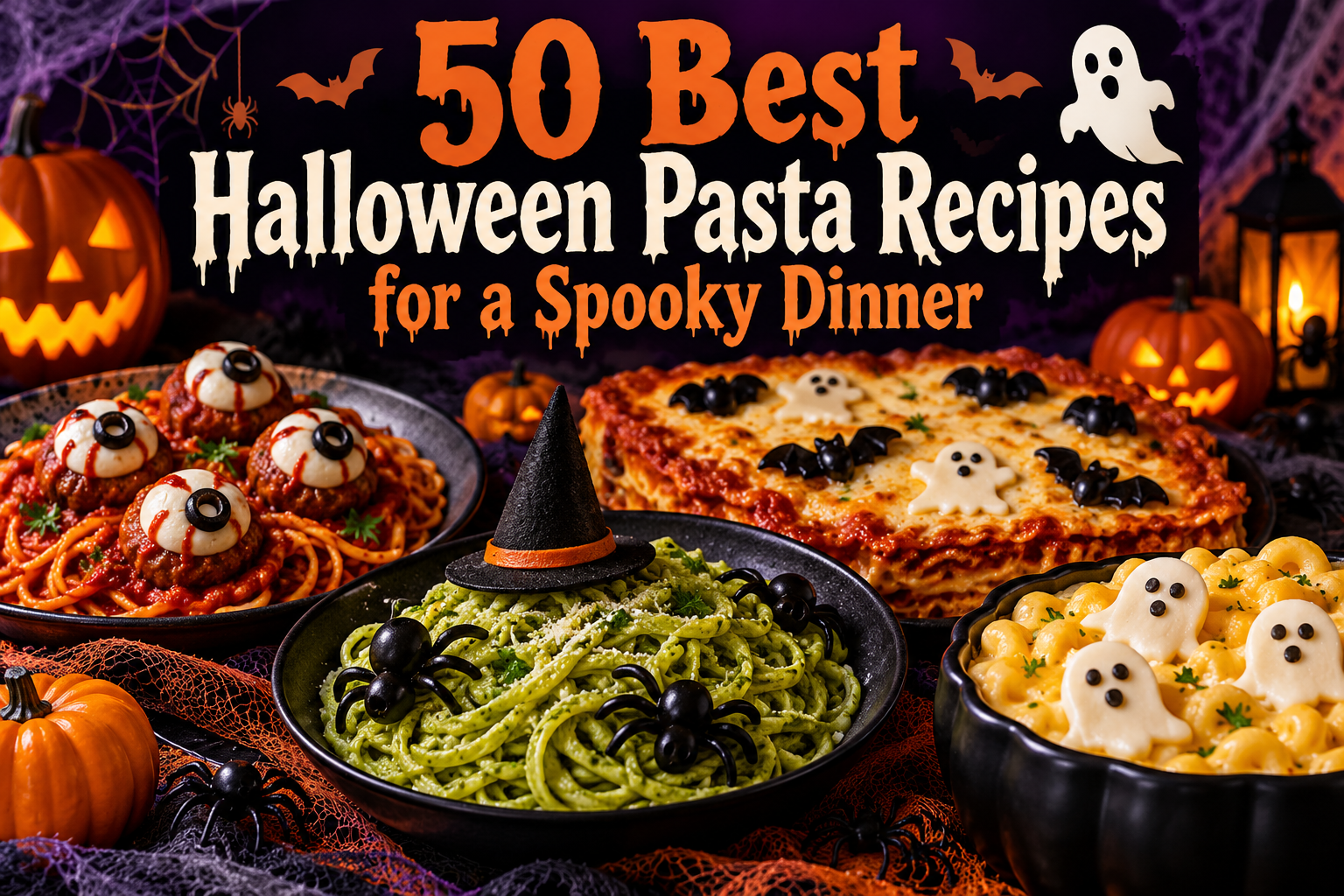 50 Best Halloween Pasta Recipes for a Spooky Dinner