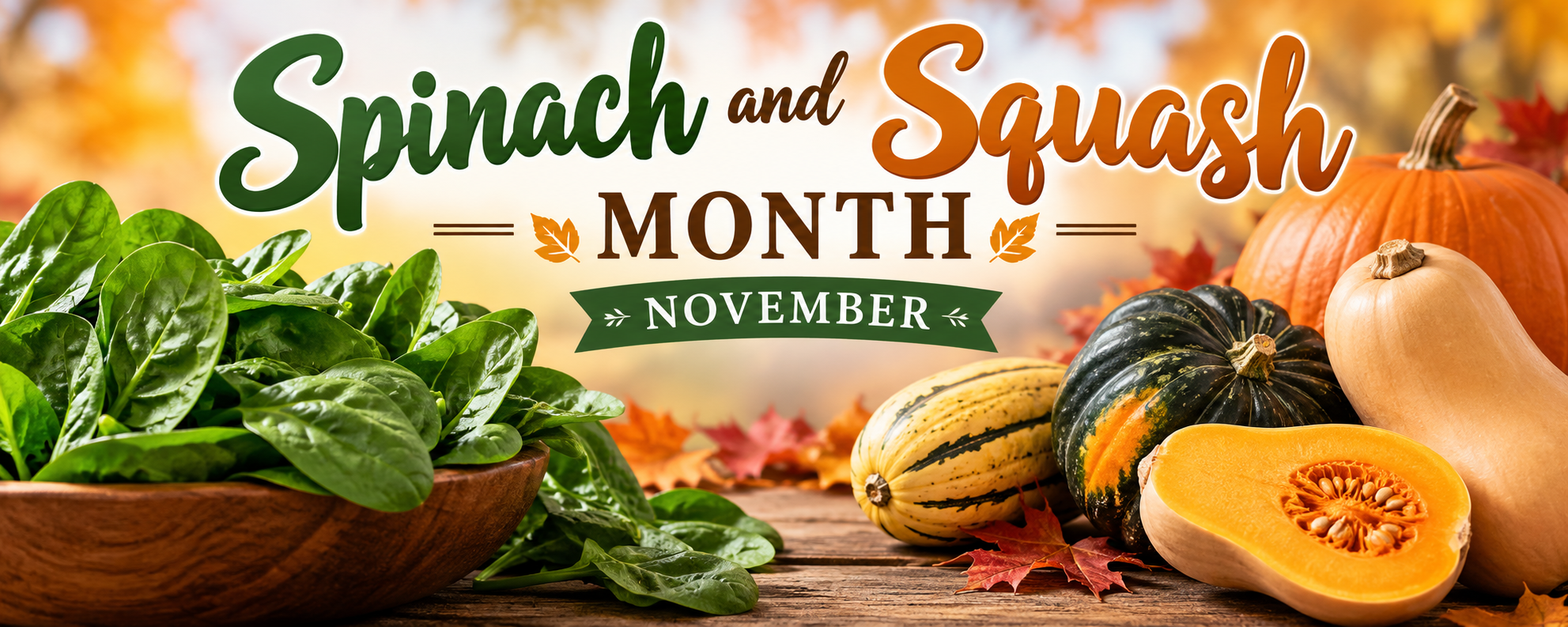 Spinach and Squash Month: Celebrating Two Nutritious Vegetables and Their Health Benefits