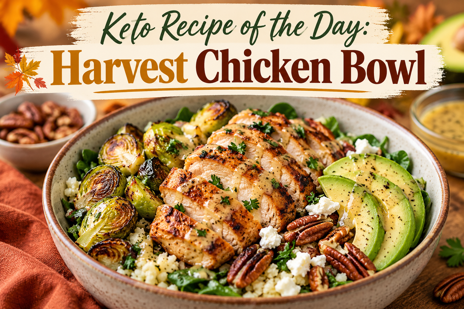 Harvest Chicken Bowl – A Delicious Keto Low-Carb Fall Favorite
