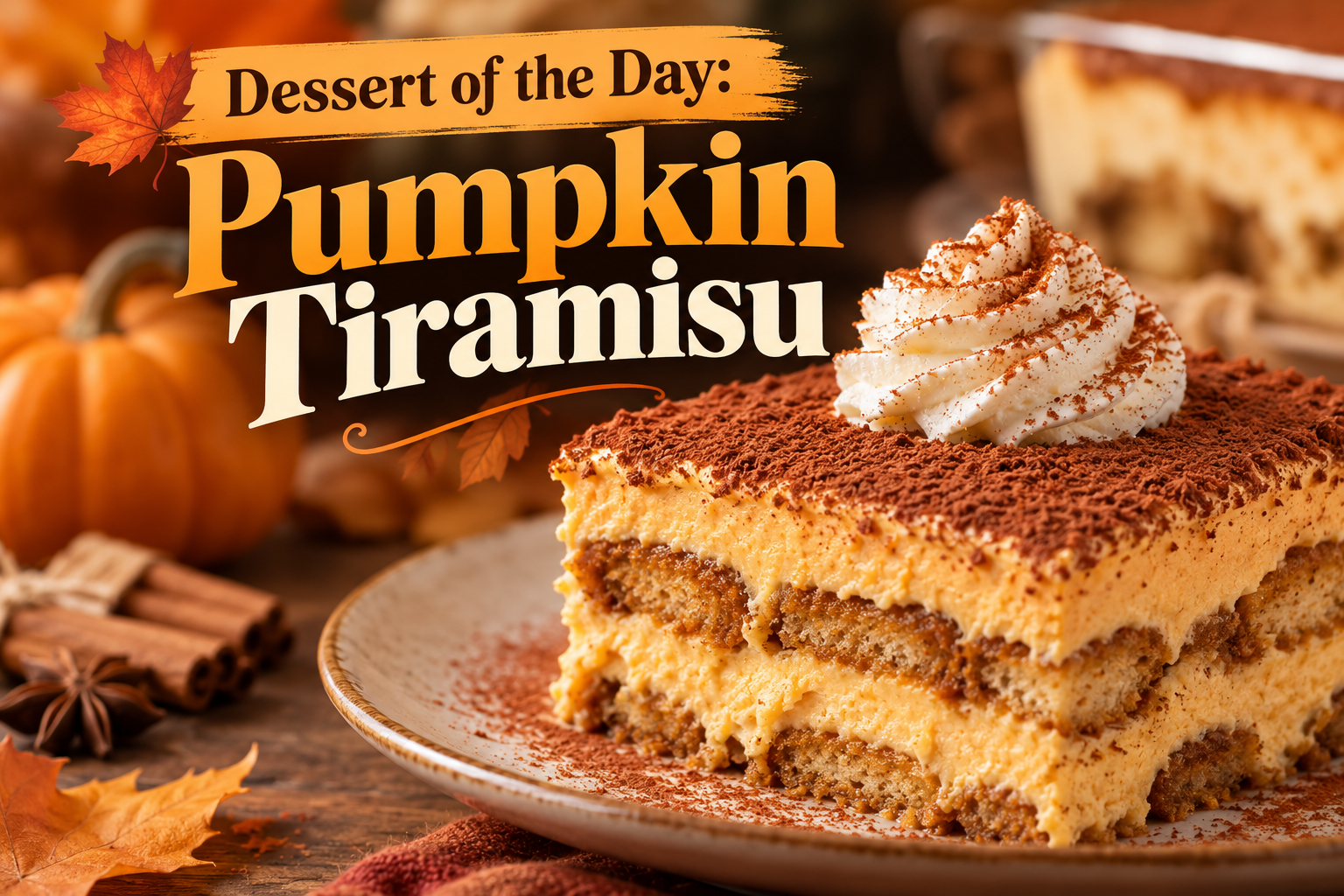 Pumpkin Tiramisu – A Creamy, No-Bake Fall Dessert Everyone Will Love 3 Pumpkin Tiramisu – A Creamy, No-Bake Fall Dessert Everyone Will Love