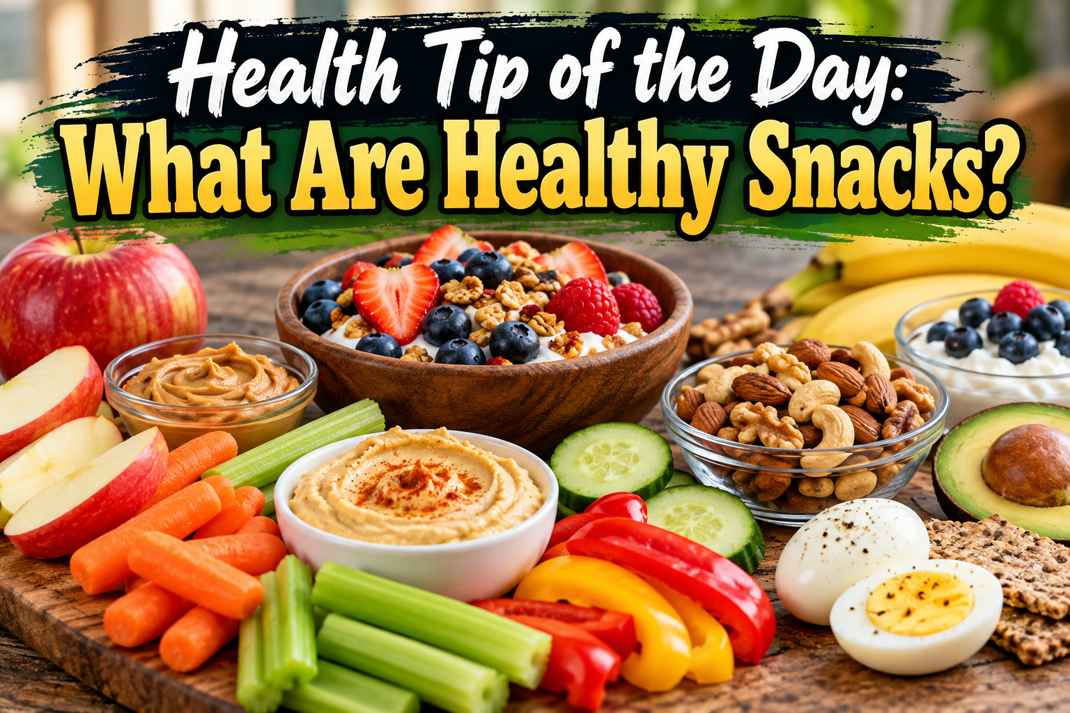 Health Tip of the Day: What Are Healthy Snacks?