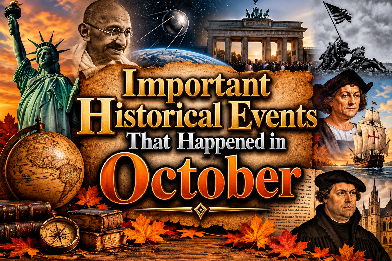 Important Historical Events That Happened in October
