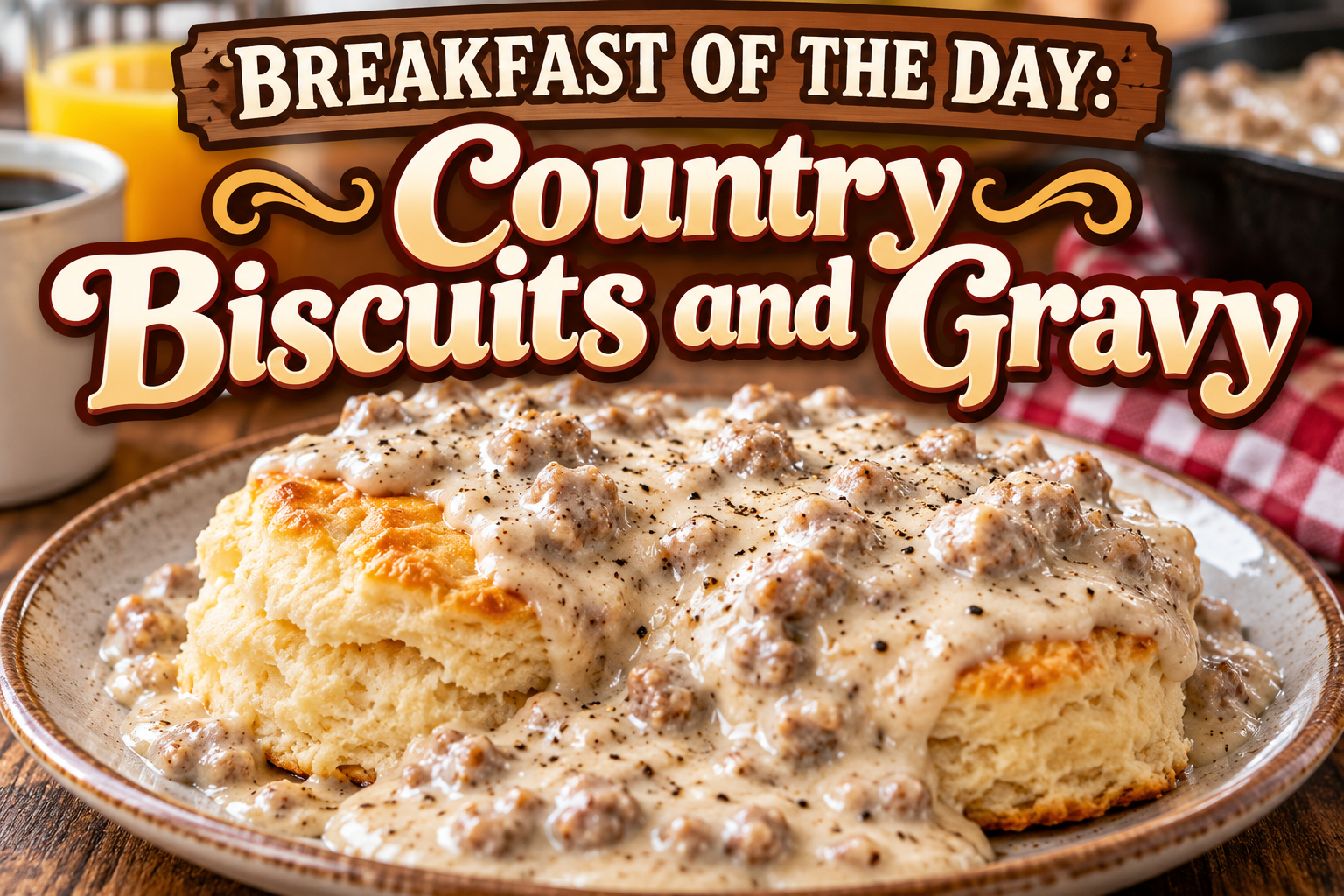 Country Biscuits and Gravy – A Southern Comfort Food Classic