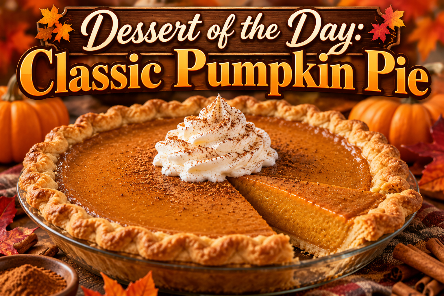 Classic Pumpkin Pie – A Timeless Fall Favorite