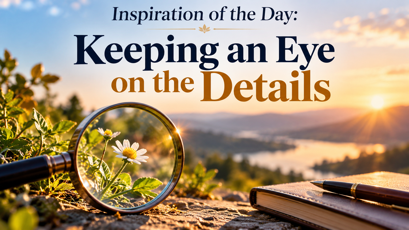 Inspiration of the Day: Keeping an Eye on the Details