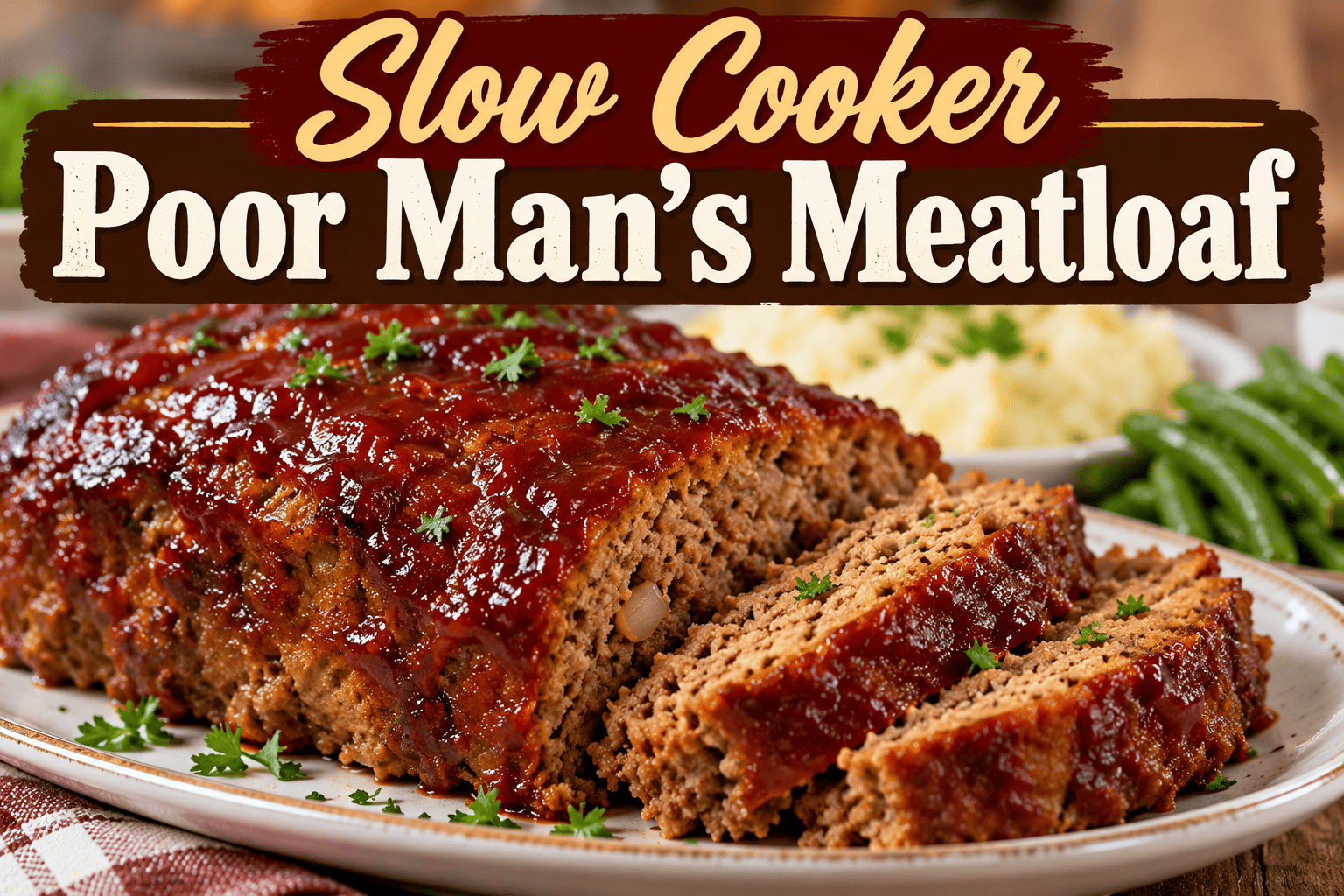 Slow Cooker Poor Man’s Meatloaf: An Easy, Budget-Friendly Comfort Food Recipe