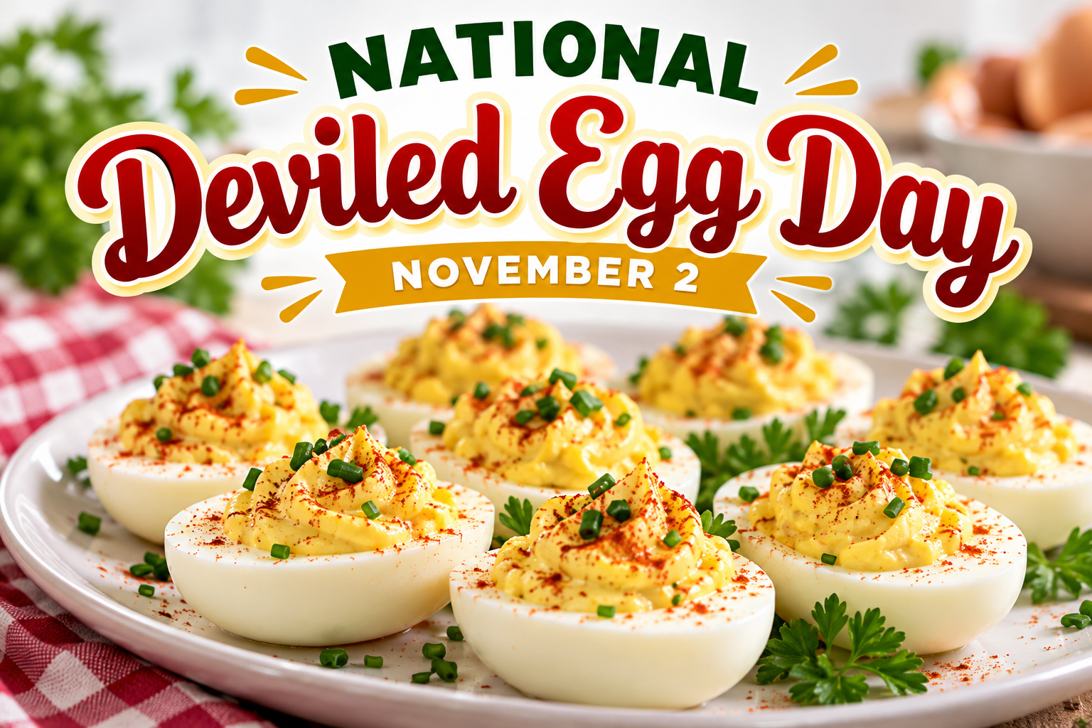 National Deviled Egg Day – November 2: Celebrating a Classic Appetizer Everyone Loves