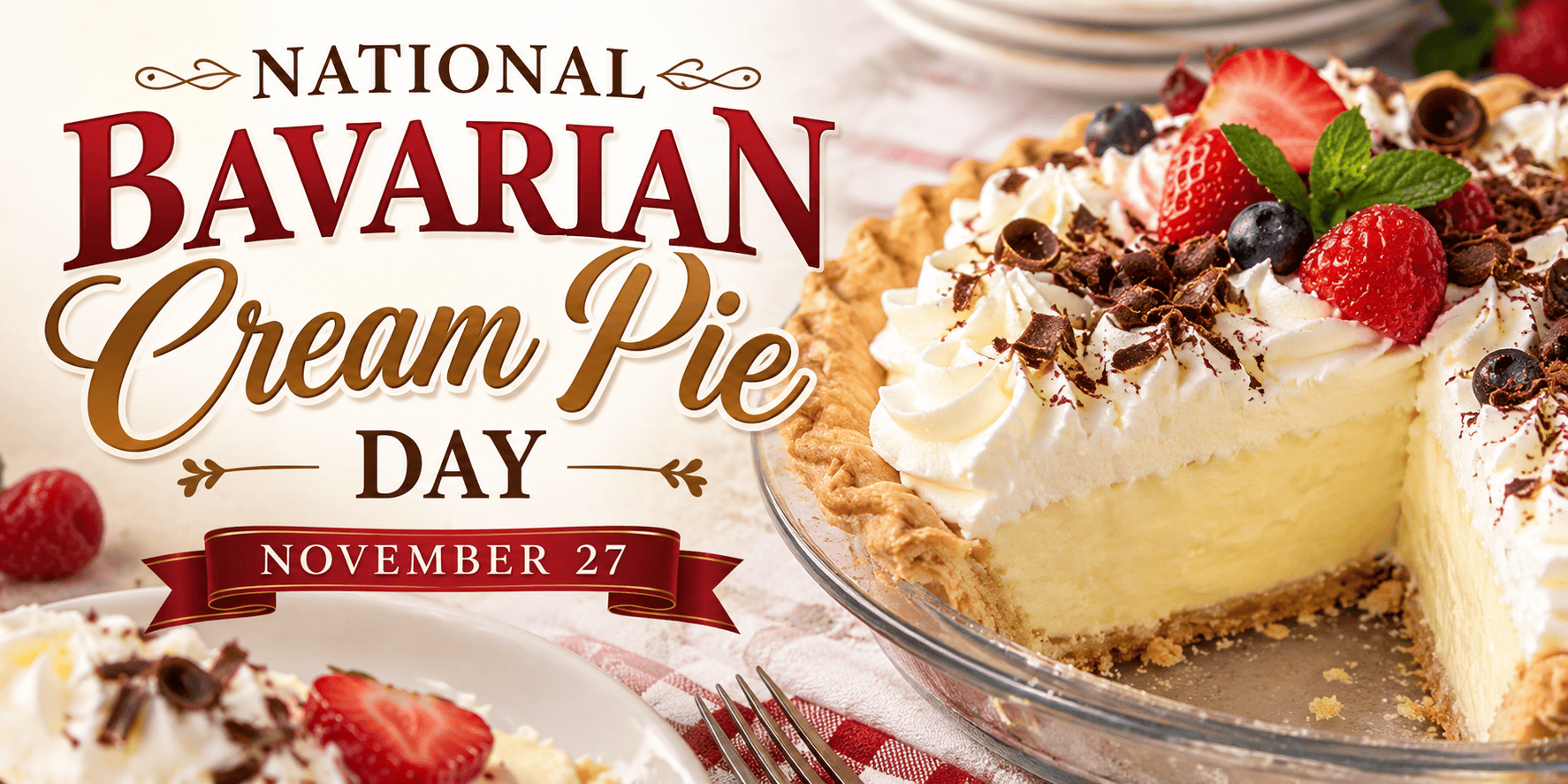 National Bavarian Cream Pie Day