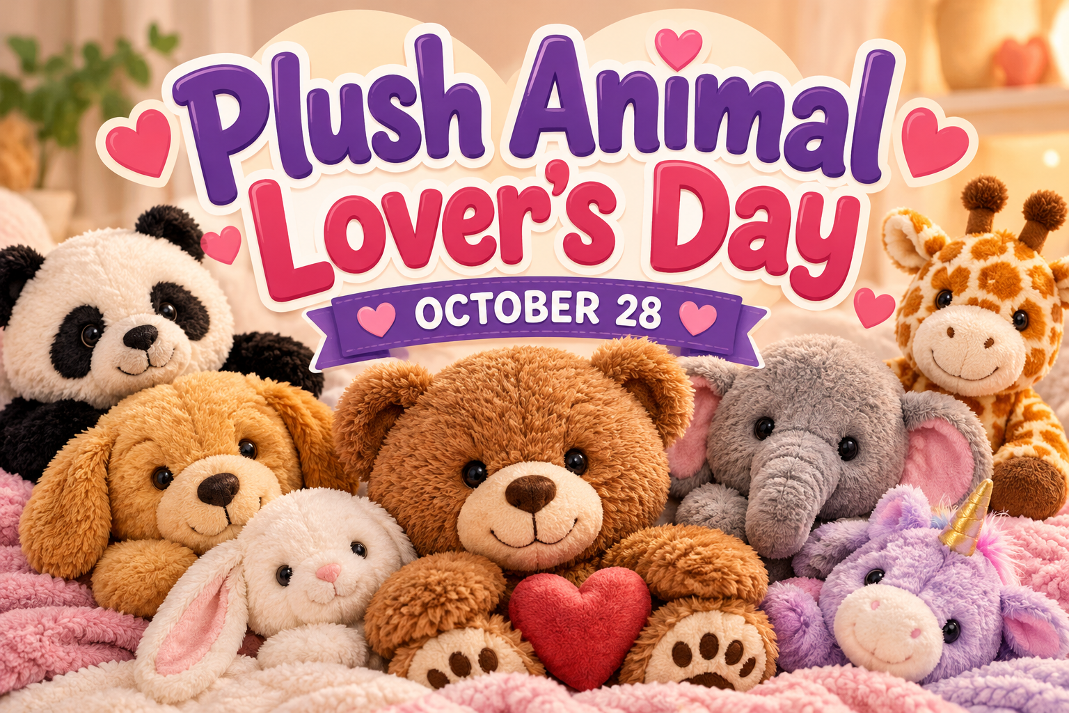 Plush Animal Lover’s Day – October 28: Celebrating the Comfort, Joy, and Memories of Our Favorite Stuffed Animals 3 Plush Animal Lover’s Day – October 28: Celebrating the Comfort, Joy, and Memories of Our Favorite Stuffed Animals