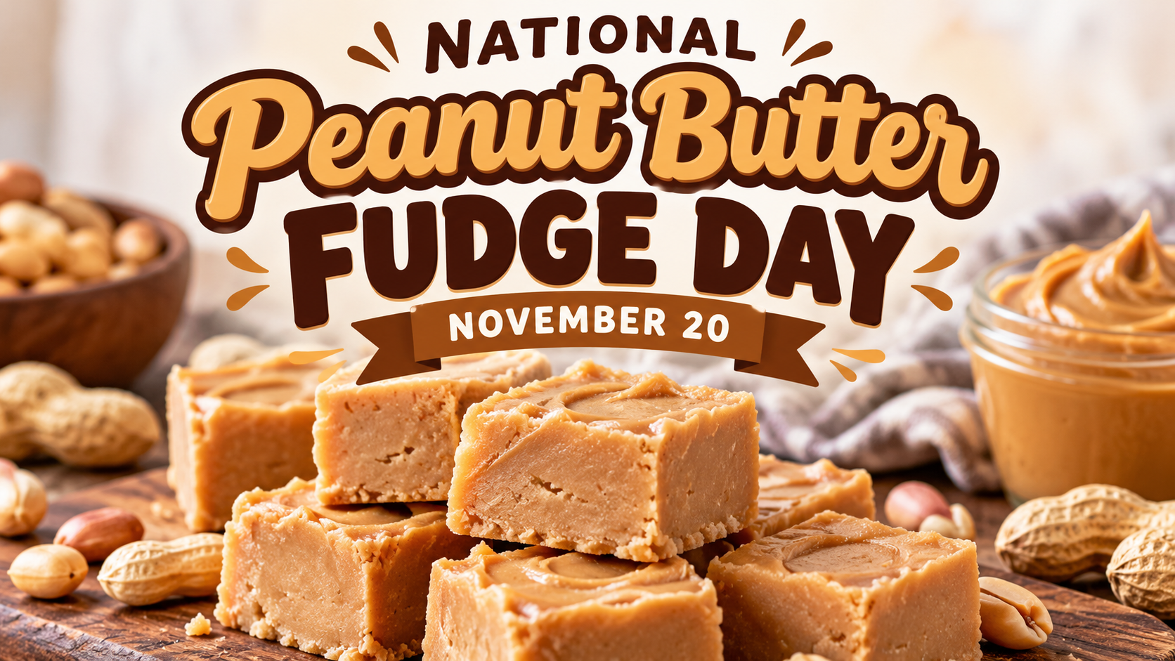 National Peanut Butter Fudge Day: Celebrating a Rich, Creamy, and Irresistible Sweet Treat