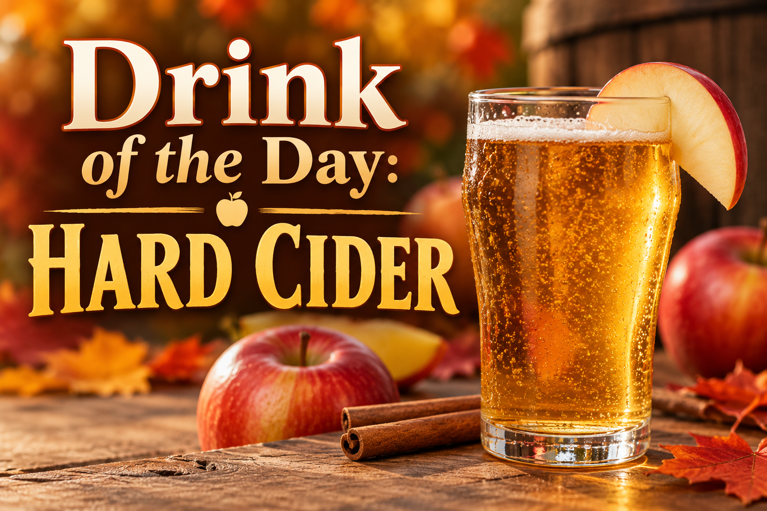 Hard Cider – A Crisp, Refreshing Apple Drink Perfect for Fall
