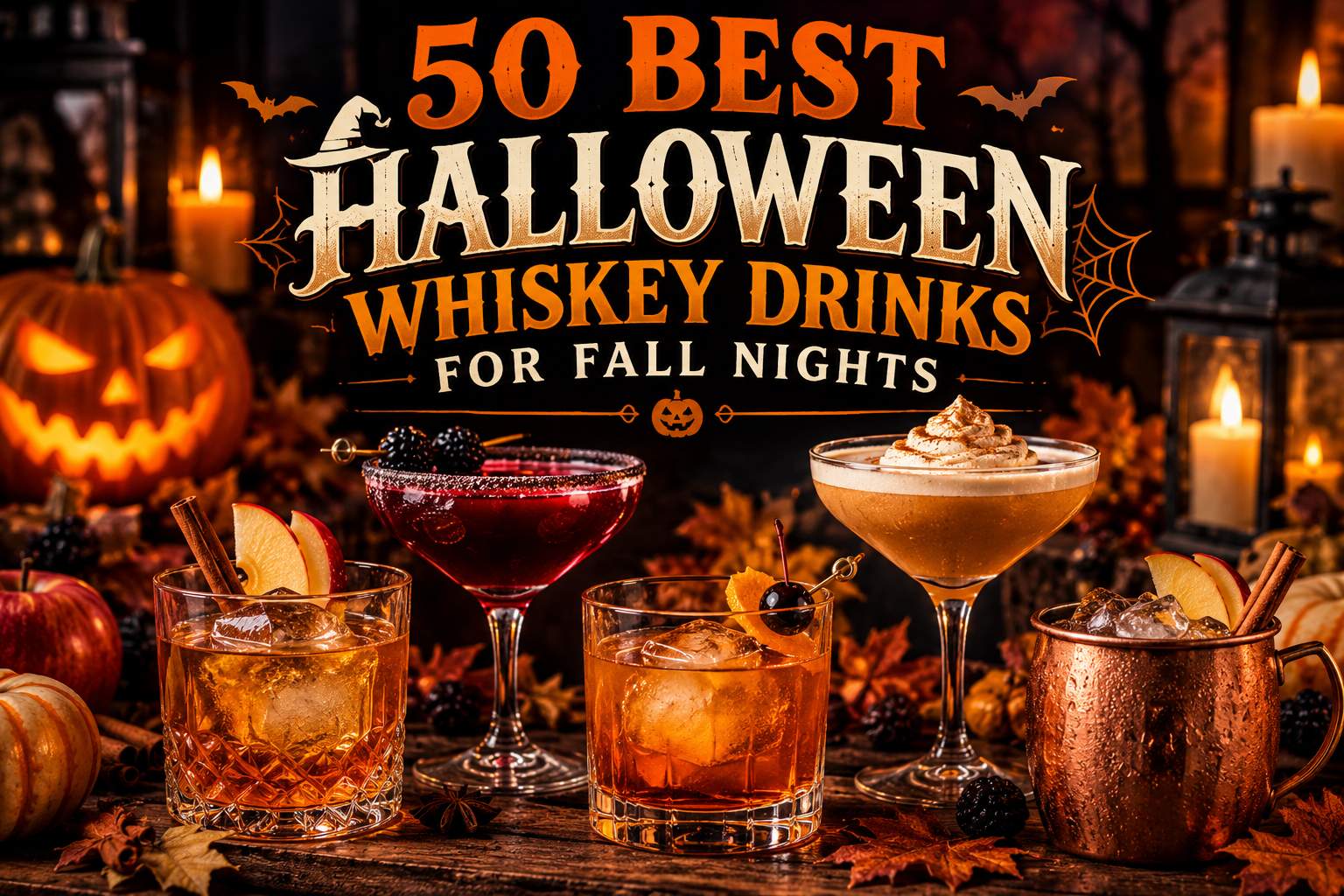 50 Best Halloween Whiskey Drinks for Fall Nights 1 ed82d8c6 814a 4514 96c7 f01a4376bea9