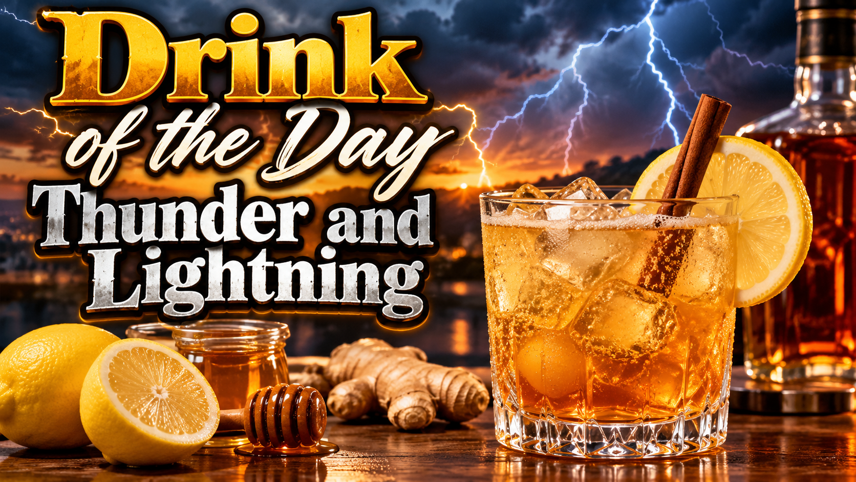 Thunder and Lightning – A Bold Whiskey Drink With a Powerful Kick