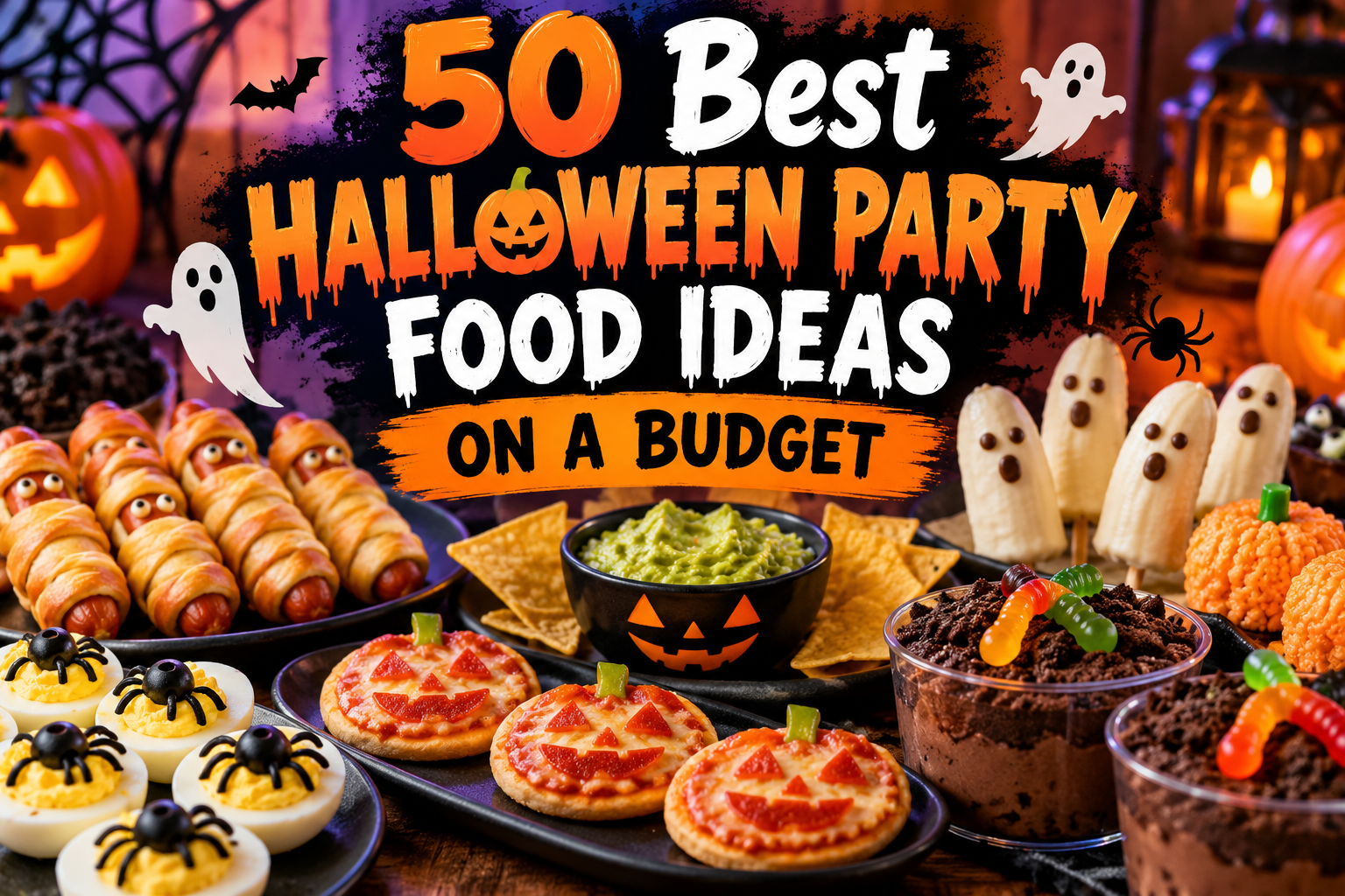 50 Best Halloween Party Food Ideas on a Budget