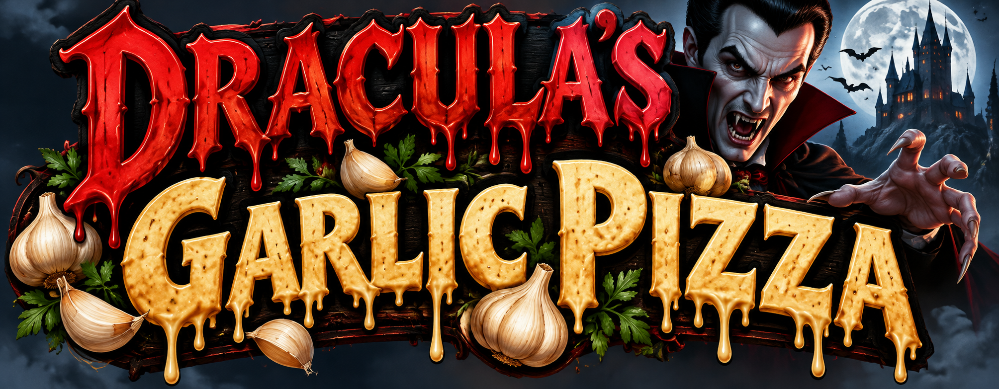 Dracula's Garlic Pizza: A Spooky Halloween Recipe Loaded with Garlic and Cheese 3 Dracula’s Garlic Pizza: A Spooky Halloween Recipe Loaded with Garlic and Cheese