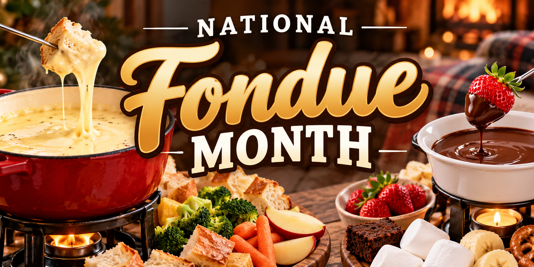 National Fondue Month: Celebrating the Delicious Tradition of Dipping, Sharing, and Enjoying Fondue