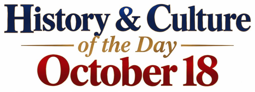 History & Culture of the Day – October 18