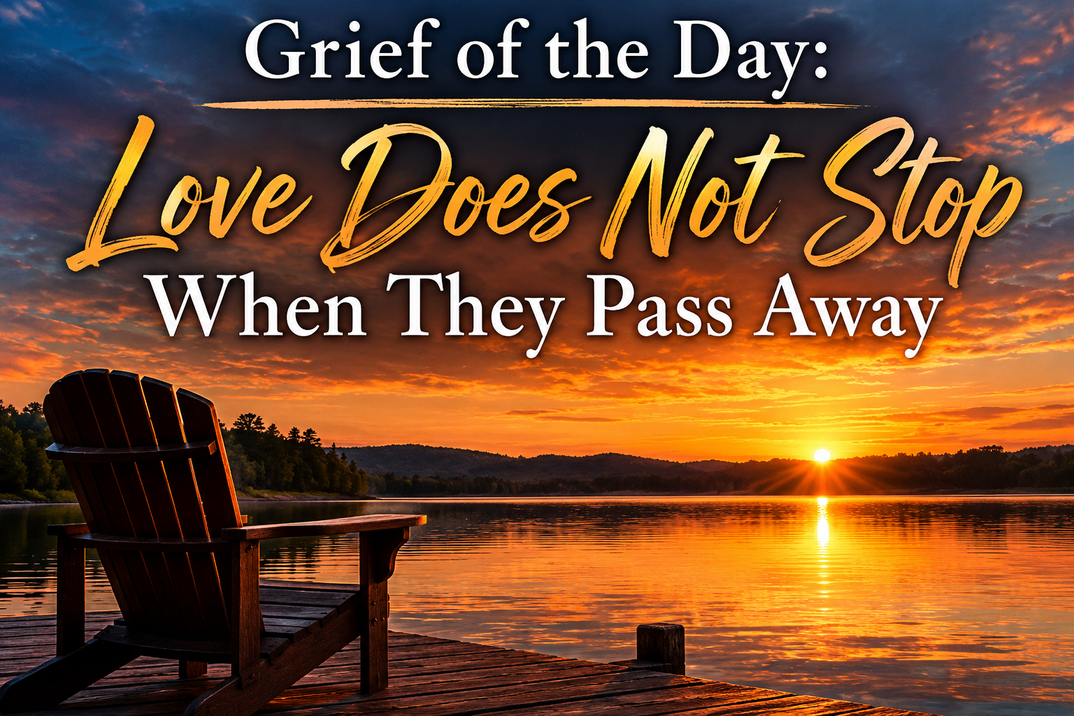 Grief of the Day: Love Does Not Stop When They Pass Away 2 Grief of the Day: Love Does Not Stop When They Pass Away